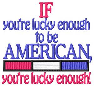 Picture of Lucky Americans Machine Embroidery Design