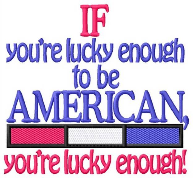 Picture of Lucky Americans Machine Embroidery Design