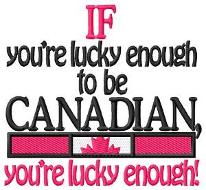 Picture of Lucky Canadians Machine Embroidery Design