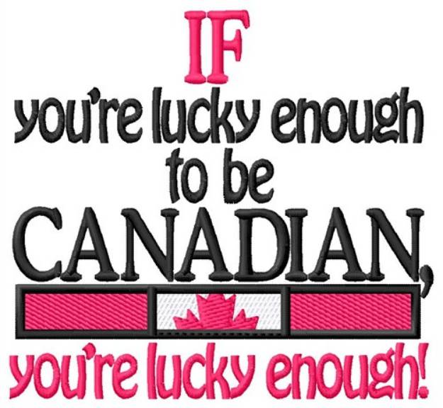 Picture of Lucky Canadians Machine Embroidery Design