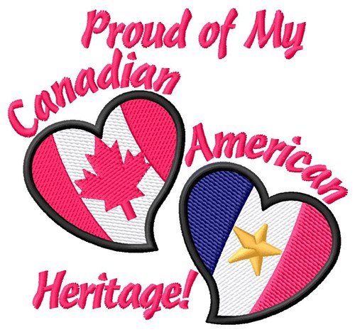 Canadian American Machine Embroidery Design
