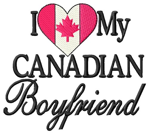 Canadian Boyfriend Machine Embroidery Design