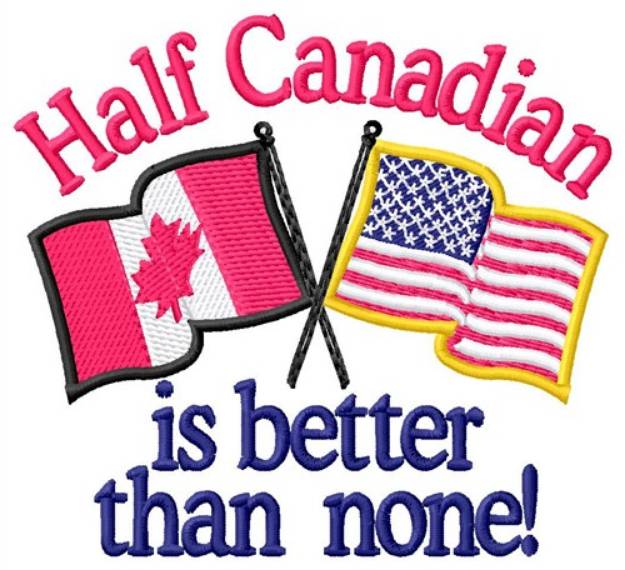 Picture of Half Canadian Machine Embroidery Design
