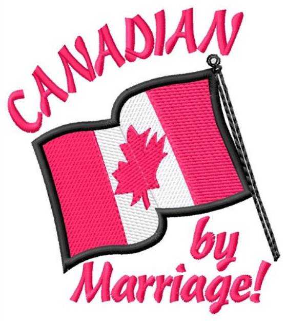 Picture of Canadian By Marriage Machine Embroidery Design