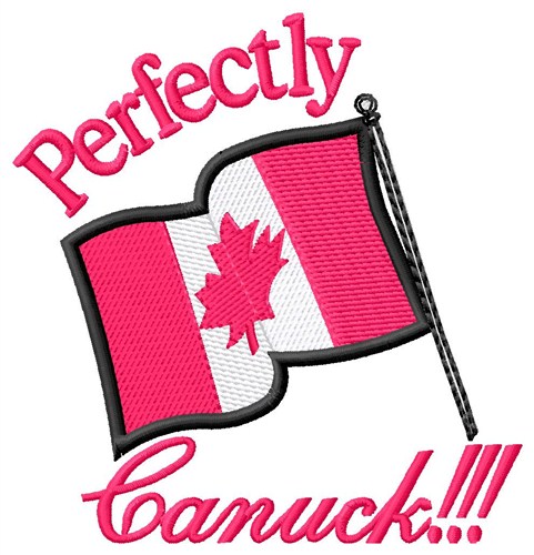 Perfectly Canuck Machine Embroidery Design