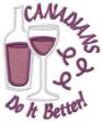 Picture of Canadians Do It Better Machine Embroidery Design