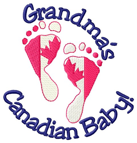 Grandmas Baby Machine Embroidery Design
