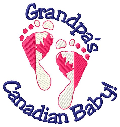 Grandpas Baby Machine Embroidery Design