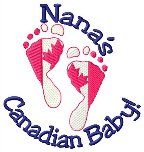 Picture of Nanas Canadian Baby Machine Embroidery Design