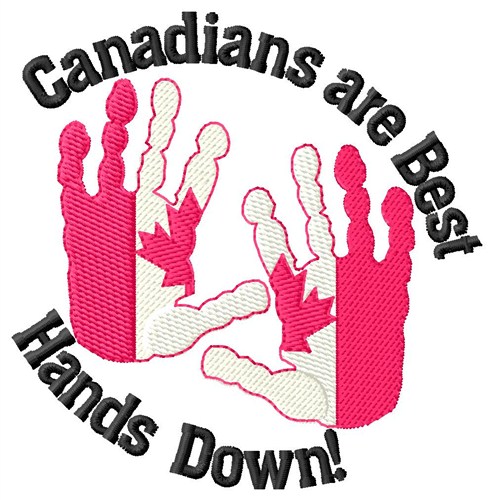 Canadians Are Best Machine Embroidery Design