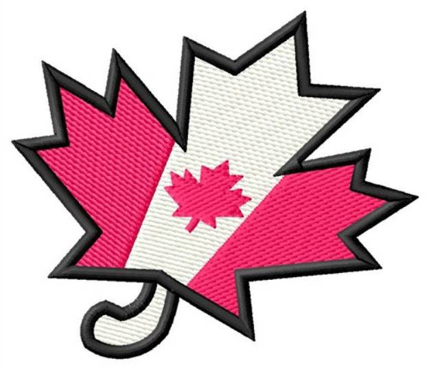 Picture of Canadian Leaf Machine Embroidery Design