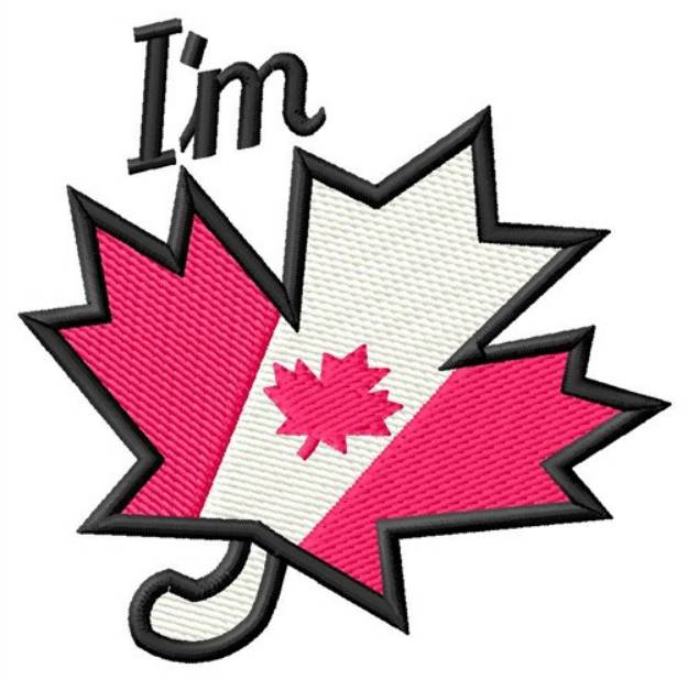 Picture of Im Canadian Machine Embroidery Design