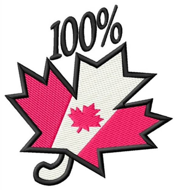 Picture of 100 Percent Canadian Machine Embroidery Design