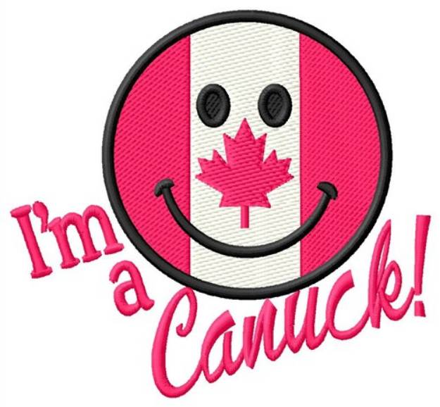 Picture of Im A Canuck Machine Embroidery Design