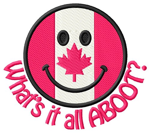 Whats It All Aboot Machine Embroidery Design