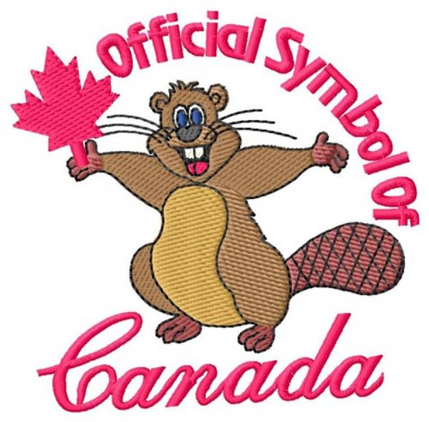 Picture of Official Symbol Canada Machine Embroidery Design