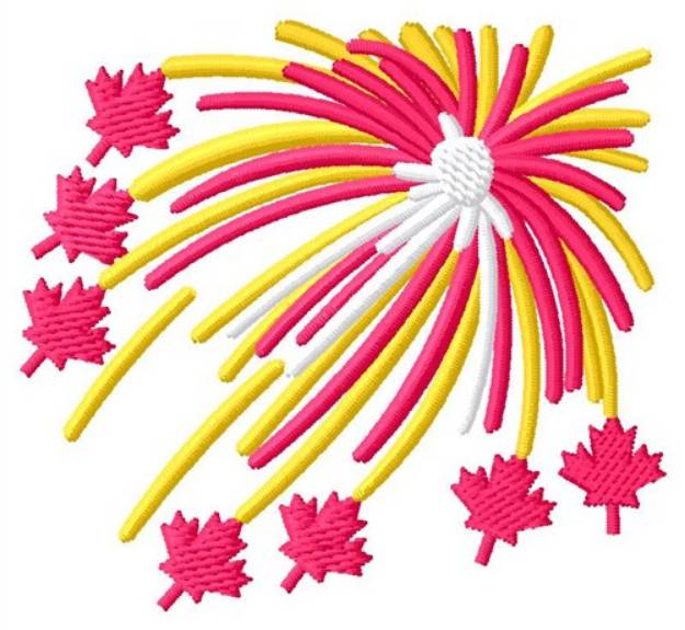 Picture of Fireworks Machine Embroidery Design
