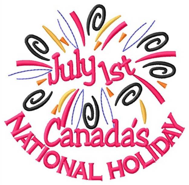 Picture of Canadas Holiday Machine Embroidery Design