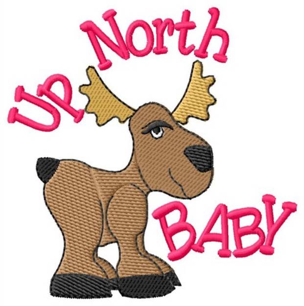 Picture of Up North Baby Machine Embroidery Design