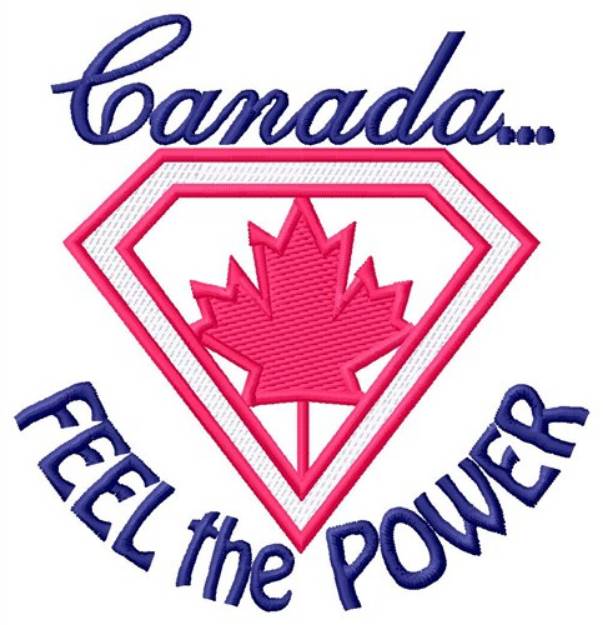 Picture of Canada Feel The Power Machine Embroidery Design