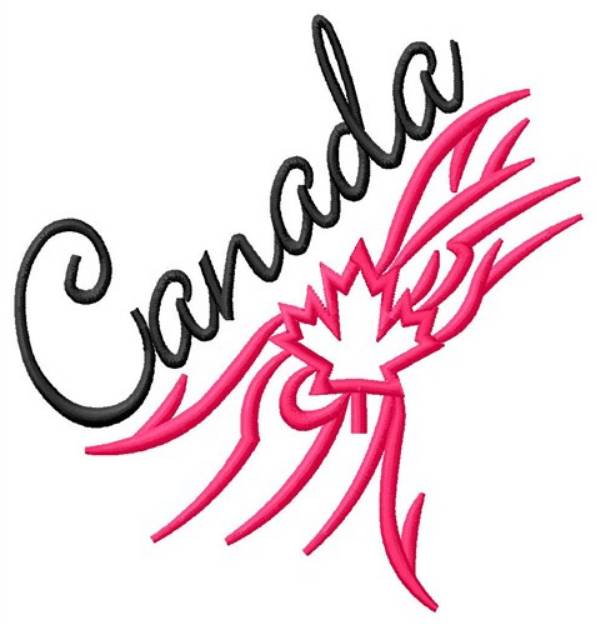 Picture of Canada Machine Embroidery Design