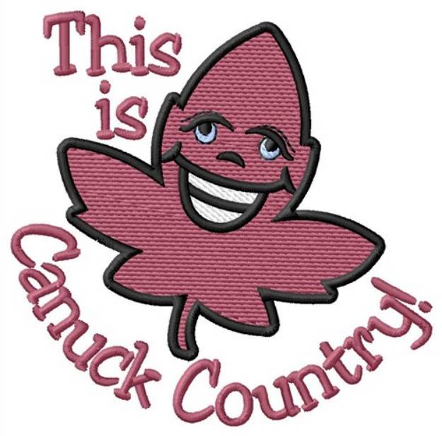 Picture of Canuck Country Machine Embroidery Design