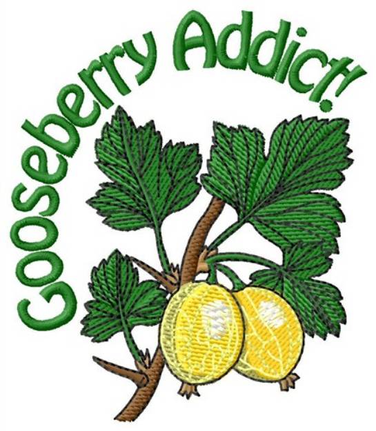 Picture of Gooseberry Addict Machine Embroidery Design