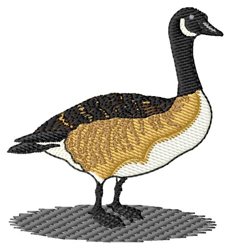 Canadian Goose Machine Embroidery Design