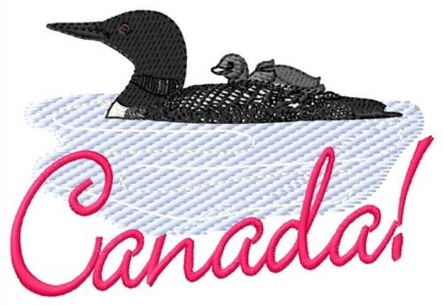 Picture of Canada Loons Machine Embroidery Design