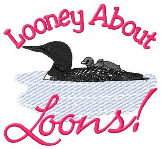 Picture of Looney About Loons Machine Embroidery Design