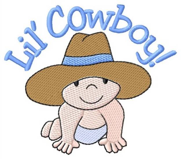 Picture of Lil Cowboy Machine Embroidery Design