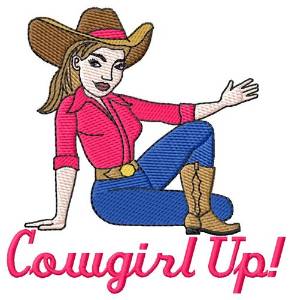 Picture of Cowgirl Up Machine Embroidery Design