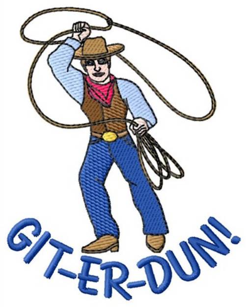 Picture of Git-er-dun Machine Embroidery Design