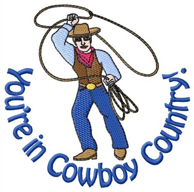 Picture of Cowboy Country Machine Embroidery Design