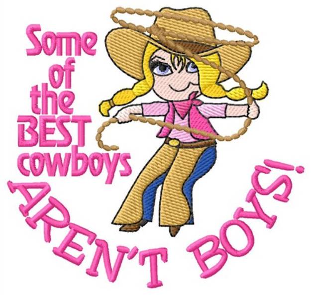 Picture of Best Cowboys Machine Embroidery Design