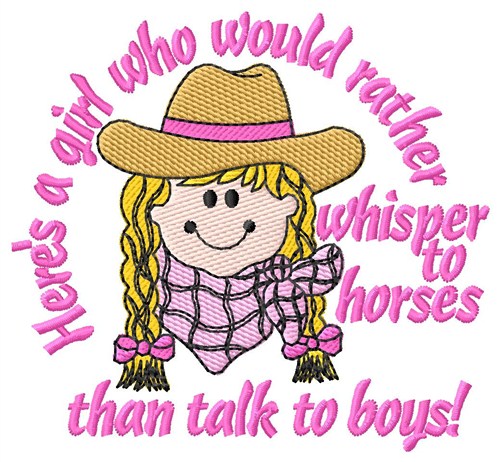 Whisper To Horses Machine Embroidery Design
