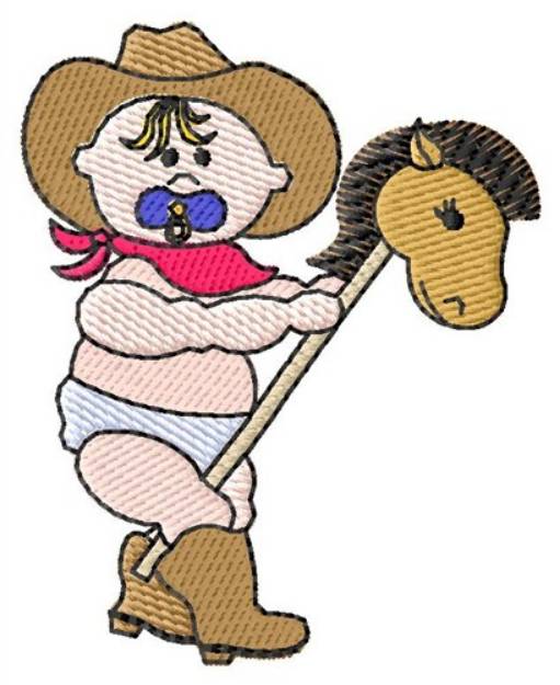 Picture of Cowboy Baby Machine Embroidery Design