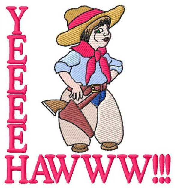 Picture of Yeehaw! Machine Embroidery Design