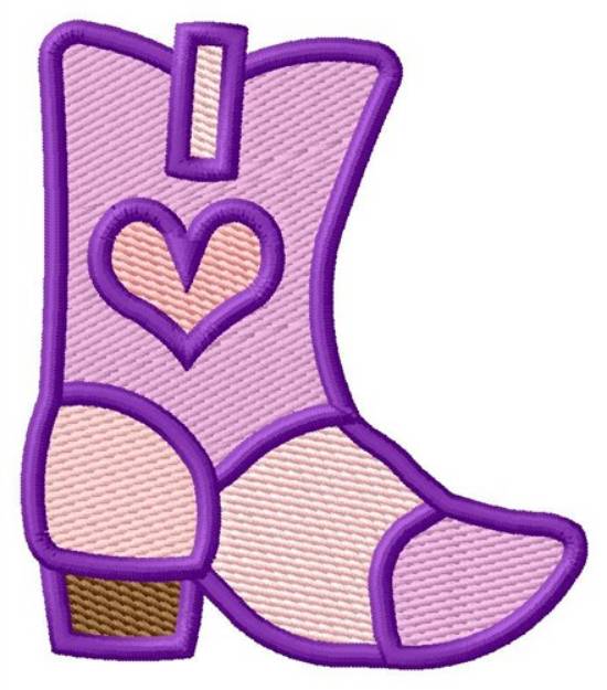 Picture of Cowboy Boot Machine Embroidery Design