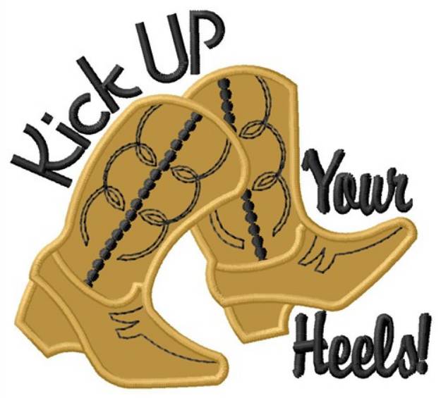 Picture of Kick Up Your Heels Machine Embroidery Design