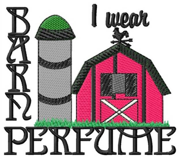 Picture of Barn Perfume Machine Embroidery Design