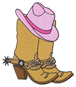 Picture of Boots/Hat Machine Embroidery Design