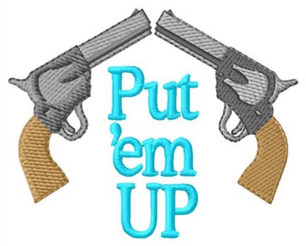 Picture of Put Em Up Machine Embroidery Design