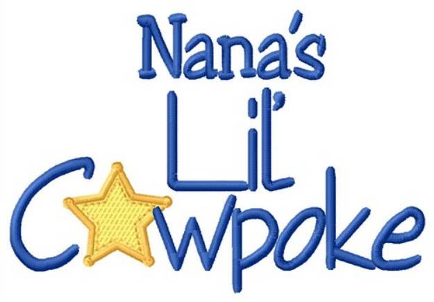 Picture of Nanas Lil Cowpoke Machine Embroidery Design