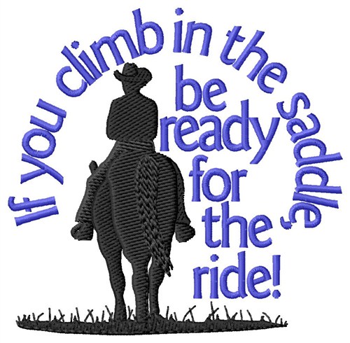 Ready For The Ride Machine Embroidery Design