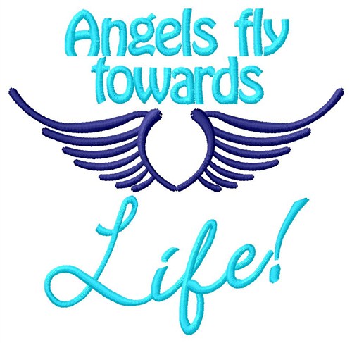 Fly Towards Life Machine Embroidery Design