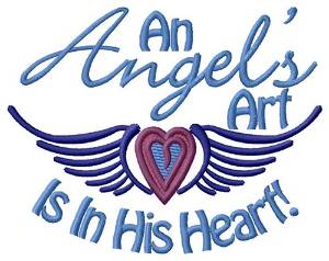 Picture of Angels Art Machine Embroidery Design