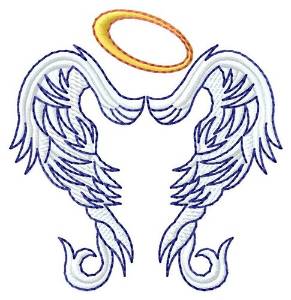Picture of Angel Wings Machine Embroidery Design