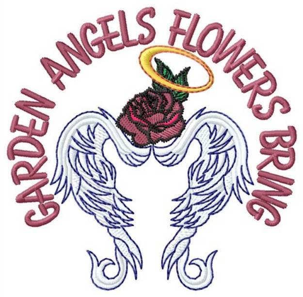 Picture of Garden Angels Machine Embroidery Design