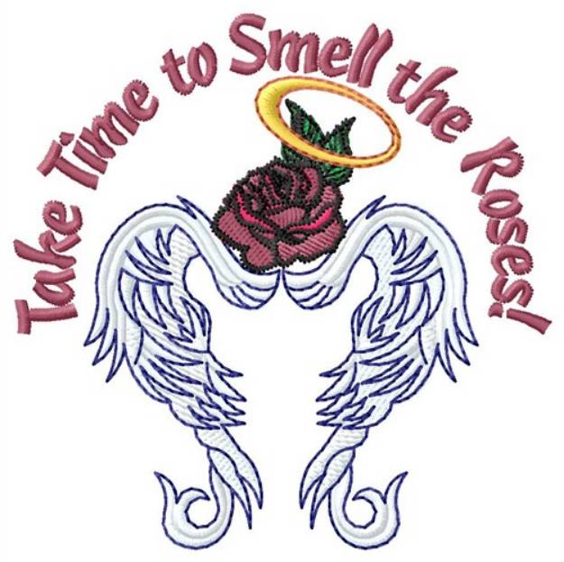 Picture of Smell The Roses Machine Embroidery Design